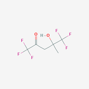 molecular formula C6H6F6O2 B1451462 1,1,1,5,5,5-Hexafluoro-4-hydroxy-4-methylpentan-2-one CAS No. 649-65-0