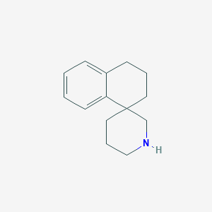 molecular formula C14H19N B1451465 3,4-dihydro-2H-spiro[naphthalene-1,3'-piperidine] CAS No. 864812-75-9