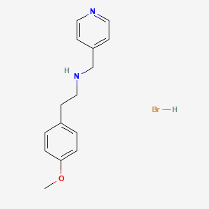 molecular formula C15H19BrN2O B1451466 [2-(4-Methoxy-phenyl)-ethyl]-pyridin-4-ylmethyl-amine hydrobromide CAS No. 1185302-92-4