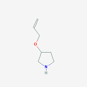 molecular formula C7H13NO B1451467 3-(Allyloxy)pyrrolidine CAS No. 946715-09-9