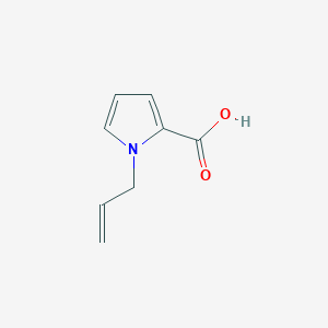 molecular formula C8H9NO2 B1451468 1-(prop-2-en-1-yl)-1H-pyrrole-2-carboxylic acid CAS No. 474010-06-5