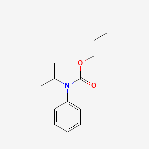 molecular formula C14H21NO2 B14514782 Butyl phenyl(propan-2-yl)carbamate CAS No. 62604-33-5