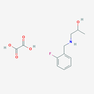 molecular formula C12H16FNO5 B1451484 1-(2-Fluoro-benzylamino)-propan-2-ol oxalate CAS No. 1185303-46-1