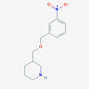 3-{[(3-Nitrobenzyl)oxy]methyl}piperidine