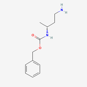 benzyl N-[(2R)-4-aminobutan-2-yl]carbamate
