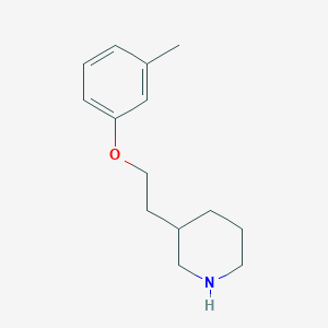 3-[2-(3-Methylphenoxy)ethyl]piperidine