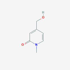 molecular formula C7H9NO2 B1451493 4-(Hydroxymethyl)-1-methylpyridin-2(1H)-one CAS No. 371765-69-4