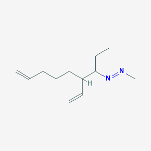 molecular formula C12H22N2 B14514942 (E)-1-(4-Ethenylnon-8-en-3-yl)-2-methyldiazene CAS No. 62858-18-8