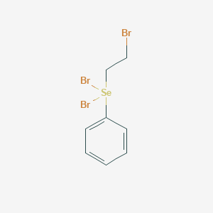 molecular formula C8H9Br3Se B14514976 Selenium, dibromo(2-bromoethyl)phenyl- CAS No. 62559-27-7