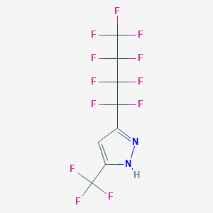 3-Perfluorobutyl-5-trifluoromethylpyrazole