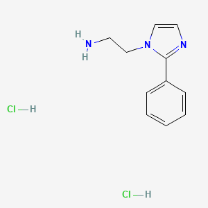 [2-(2-Phenyl-1h-imidazol-1-yl)ethyl]amine dihydrochloride