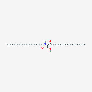 molecular formula C34H67NO3 B14515068 N-(1-Hydroxy-3-oxooctadecan-2-YL)hexadecanamide CAS No. 63524-01-6