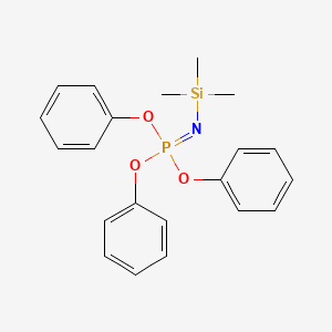 molecular formula C21H24NO3PSi B14515087 Triphenyl N-(trimethylsilyl)phosphorimidate CAS No. 63389-81-1