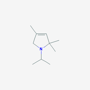 molecular formula C10H19N B145151 1-Isopropyl-2,2,4-trimethyl-2,5-dihydro-1H-pyrrole CAS No. 137440-38-1