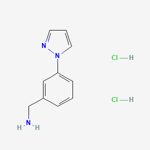 [3-(1H-Pyrazol-1-YL)benzyl]amine dihydrochloride