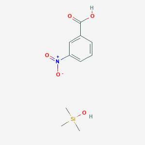 molecular formula C10H15NO5Si B14515125 Hydroxy(trimethyl)silane;3-nitrobenzoic acid CAS No. 62673-16-9