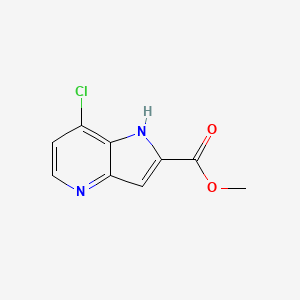 Methyl 7-chloro-1H-pyrrolo[3,2-b]pyridine-2-carboxylate