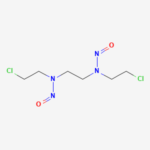 molecular formula C6H12Cl2N4O2 B14515227 N-(2-chloroethyl)-N-[2-[2-chloroethyl(nitroso)amino]ethyl]nitrous amide CAS No. 62580-82-9