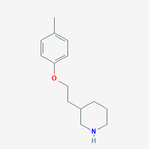 3-[2-(4-Methylphenoxy)ethyl]piperidine