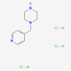 molecular formula C10H18Cl3N3 B1451538 1-(4-Pyridylmethyl)piperazine trihydrochloride CAS No. 333992-80-6
