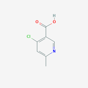 molecular formula C7H6ClNO2 B1451551 4-Chloro-6-methylnicotinic acid CAS No. 1060805-95-9