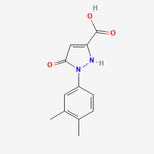 1-(3,4-dimethylphenyl)-5-oxo-2,5-dihydro-1H-pyrazole-3-carboxylic acid
