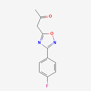 1-[3-(4-Fluorophenyl)-1,2,4-oxadiazol-5-yl]propan-2-one