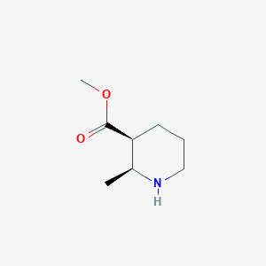 molecular formula C8H15NO2 B1451571 Methyl (2S,3S)-2-methyl-piperidine-3-carboxylate CAS No. 476187-32-3