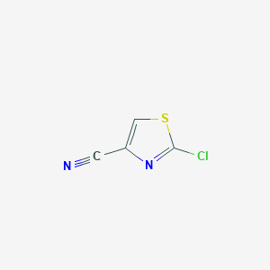 molecular formula C4HClN2S B1451572 2-Chlorothiazole-4-carbonitrile CAS No. 944124-72-5