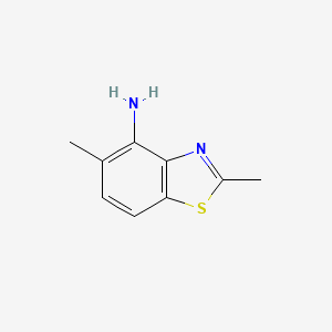 molecular formula C9H10N2S B1451576 2,5-Dimethylbenzo[d]thiazol-4-amine CAS No. 650635-67-9