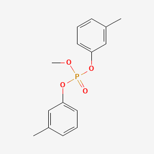 molecular formula C15H17O4P B14515783 Methyl bis(3-methylphenyl) phosphate CAS No. 62750-94-1