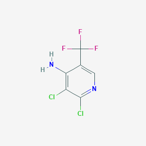 molecular formula C6H3Cl2F3N2 B1451581 2,3-Dichloro-5-(trifluoromethyl)pyridin-4-amine CAS No. 431942-80-2