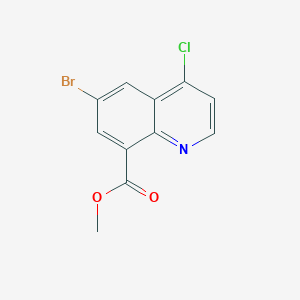 Methyl 6-bromo-4-chloro-8-quinolinecarboxylate