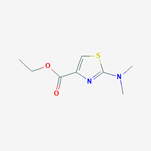 molecular formula C8H12N2O2S B1451589 Ethyl 2-(dimethylamino)thiazole-4-carboxylate CAS No. 630423-58-4