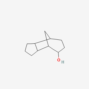 molecular formula C11H18O B14515896 Decahydro-4,8-methanoazulen-5-ol CAS No. 63599-17-7
