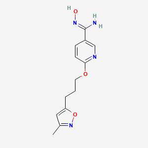 N'-hydroxy-6-[3-(3-methylisoxazol-5-yl)propoxy]pyridine-3-carboximidamide