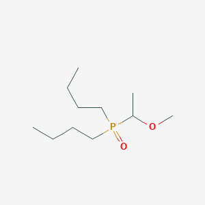 molecular formula C11H25O2P B14515941 Dibutyl(1-methoxyethyl)oxo-lambda~5~-phosphane CAS No. 62456-57-9