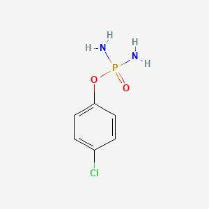 molecular formula C6H8ClN2O2P B14515970 4-Chlorophenyl phosphorodiamidate CAS No. 62868-66-0