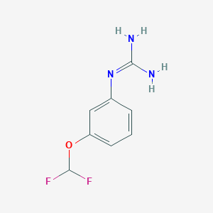 N-[3-(difluoromethoxy)phenyl]guanidine