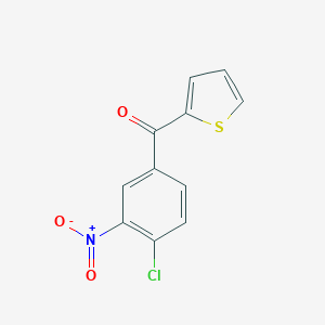 molecular formula C11H6ClNO3S B014516 4-Chloro-3-nitrophenyl 2-thienyl ketone CAS No. 31431-18-2