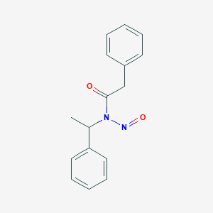 molecular formula C16H16N2O2 B14516019 N-Nitroso-2-phenyl-N-(1-phenylethyl)acetamide CAS No. 62901-68-2