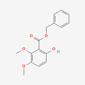 molecular formula C16H16O5 B14516029 Benzyl 6-hydroxy-2,3-dimethoxybenzoate CAS No. 63147-21-7