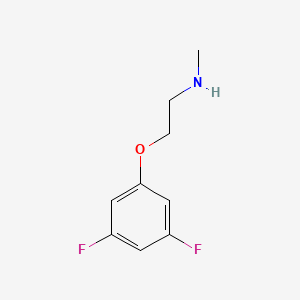molecular formula C9H11F2NO B1451611 2-(3,5-difluorophenoxy)-N-methylethanamine CAS No. 706809-58-7