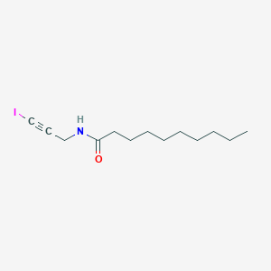 molecular formula C13H22INO B14516169 N-(3-Iodoprop-2-YN-1-YL)decanamide CAS No. 62899-29-0