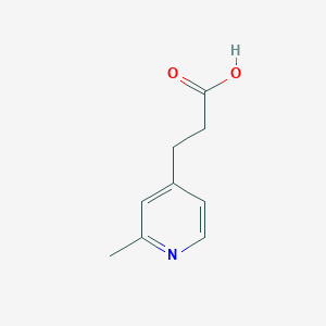 molecular formula C9H11NO2 B1451619 3-(2-Methylpyridin-4-yl)propanoic acid CAS No. 26413-65-0