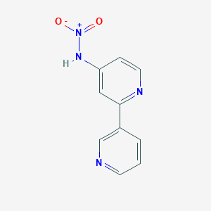 molecular formula C10H8N4O2 B14516230 N-[2,3'-Bipyridin]-4-ylnitramide CAS No. 62913-26-2