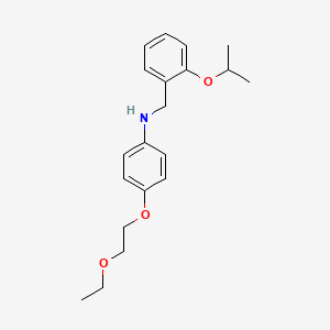 4-(2-Ethoxyethoxy)-N-(2-isopropoxybenzyl)aniline