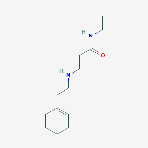 molecular formula C13H24N2O B1451631 3-{[2-(1-环己烯-1-基)乙基]氨基}-N-乙基丙酰胺 CAS No. 1040691-15-3