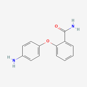 molecular formula C13H12N2O2 B1451632 2-(4-Aminophenoxy)benzamide CAS No. 307308-74-3