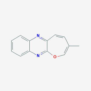 molecular formula C13H10N2O B14516448 3-Methyloxepino[2,3-B]quinoxaline CAS No. 62911-89-1